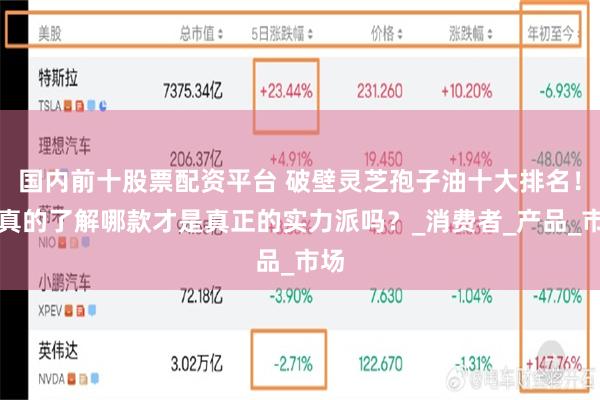 国内前十股票配资平台 破壁灵芝孢子油十大排名！你真的了解哪款才是真正的实力派吗？_消费者_产品_市场